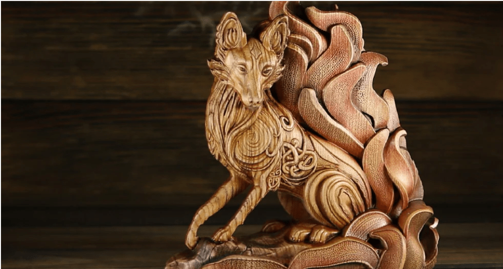 Kitsune Carving